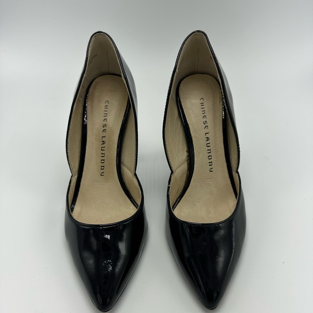 Chinese Laundry Shiny Black Heels